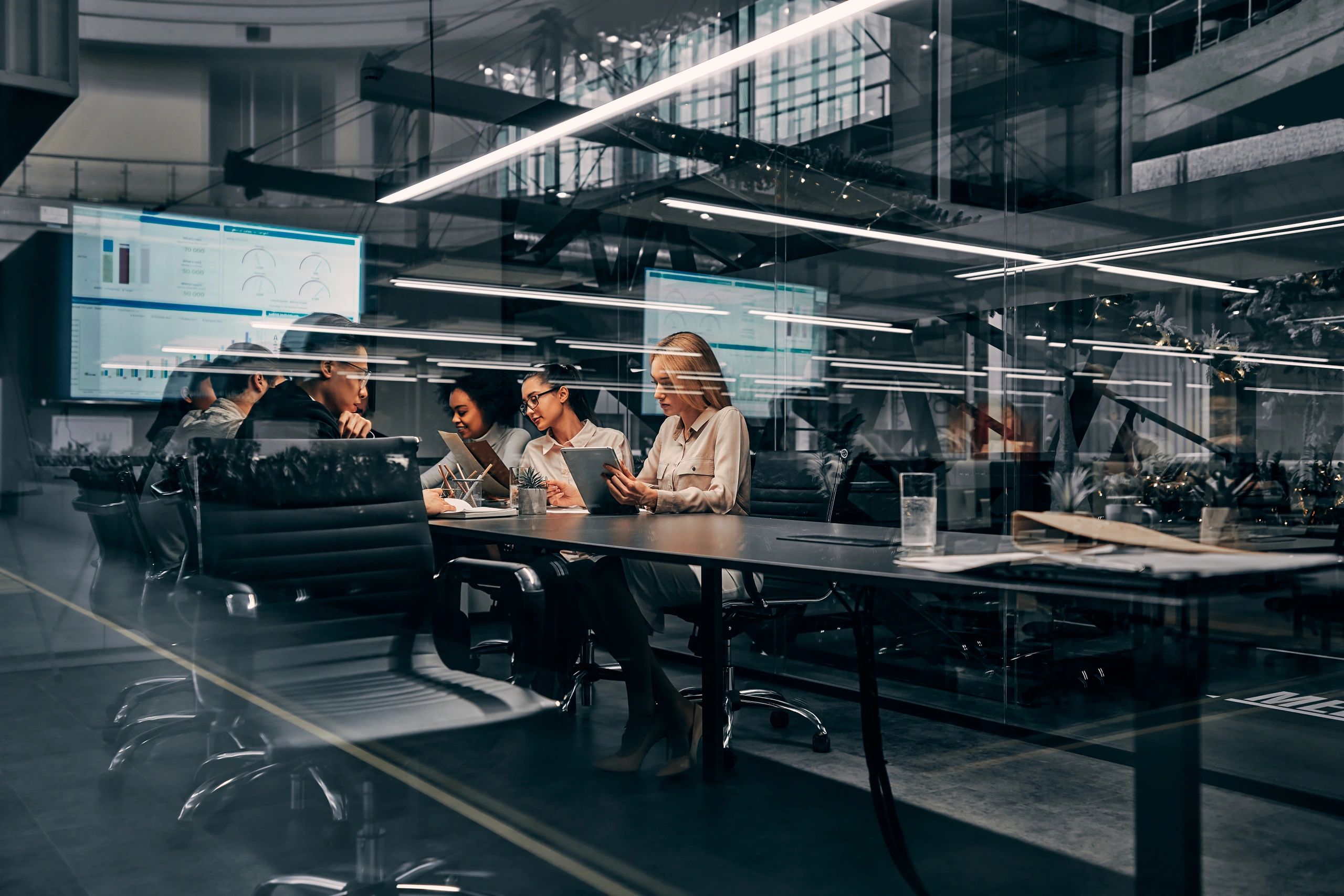 women business consulting modern office