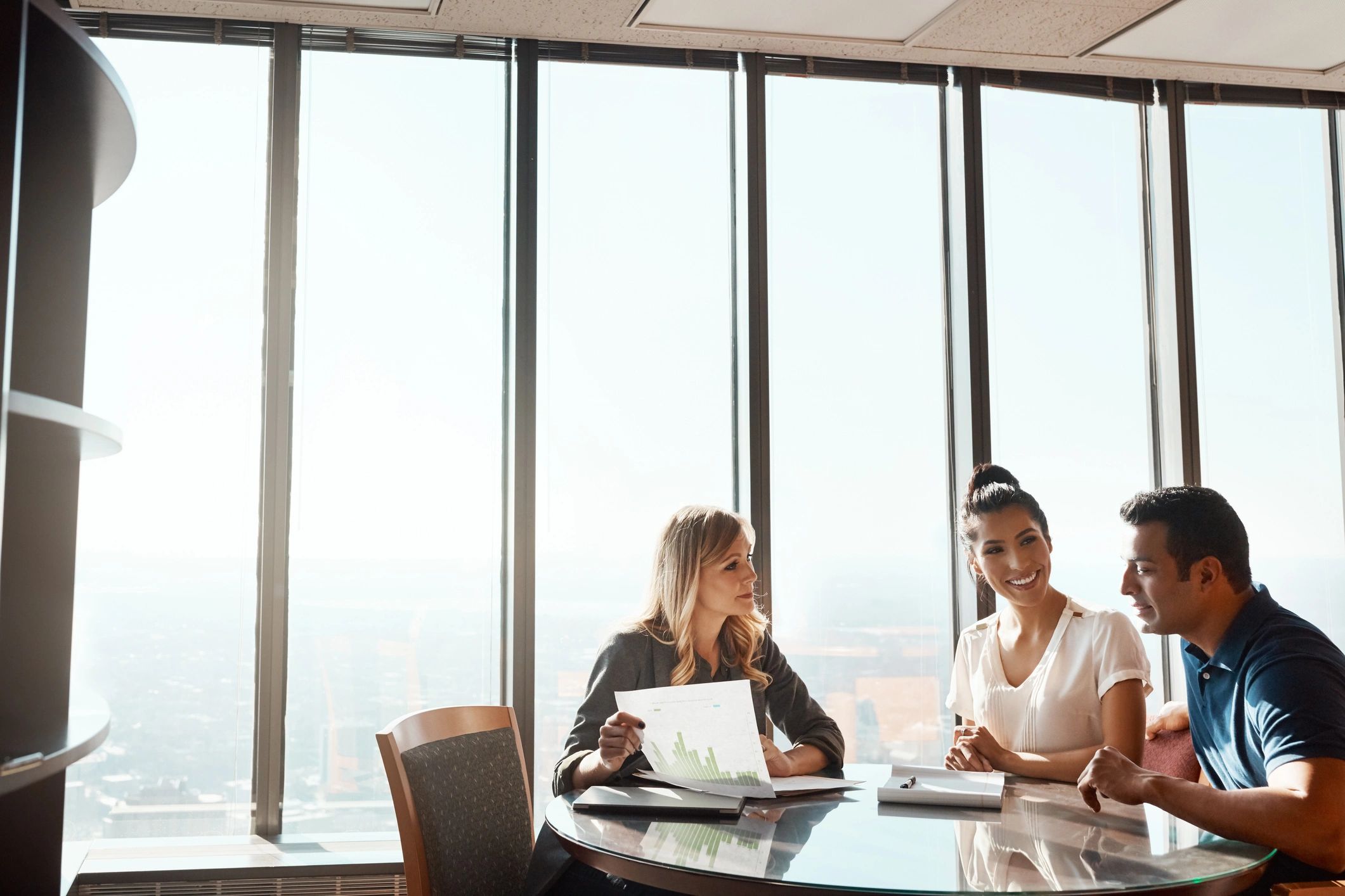 women business consulting modern office